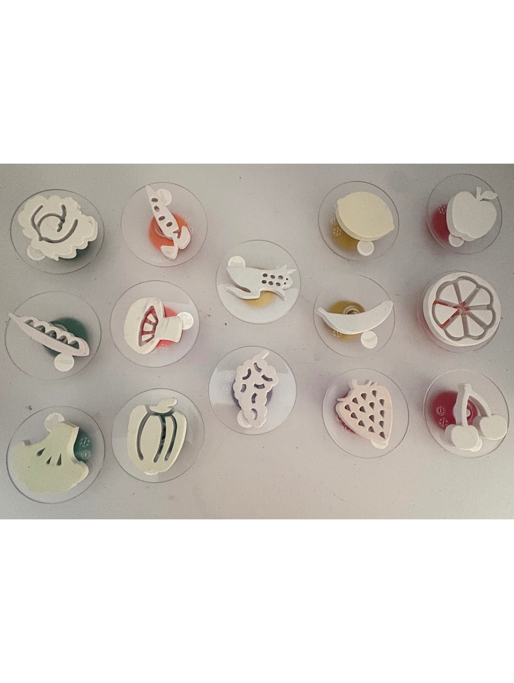 Fruit and vegetable stamps